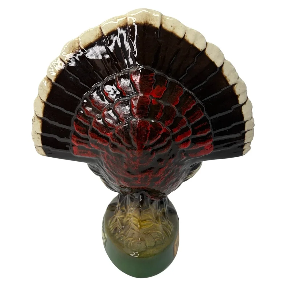 Vintage 1978 Wild Turkey No 8 Ceramic Decanter Austin Nichols 101 Proof Empty